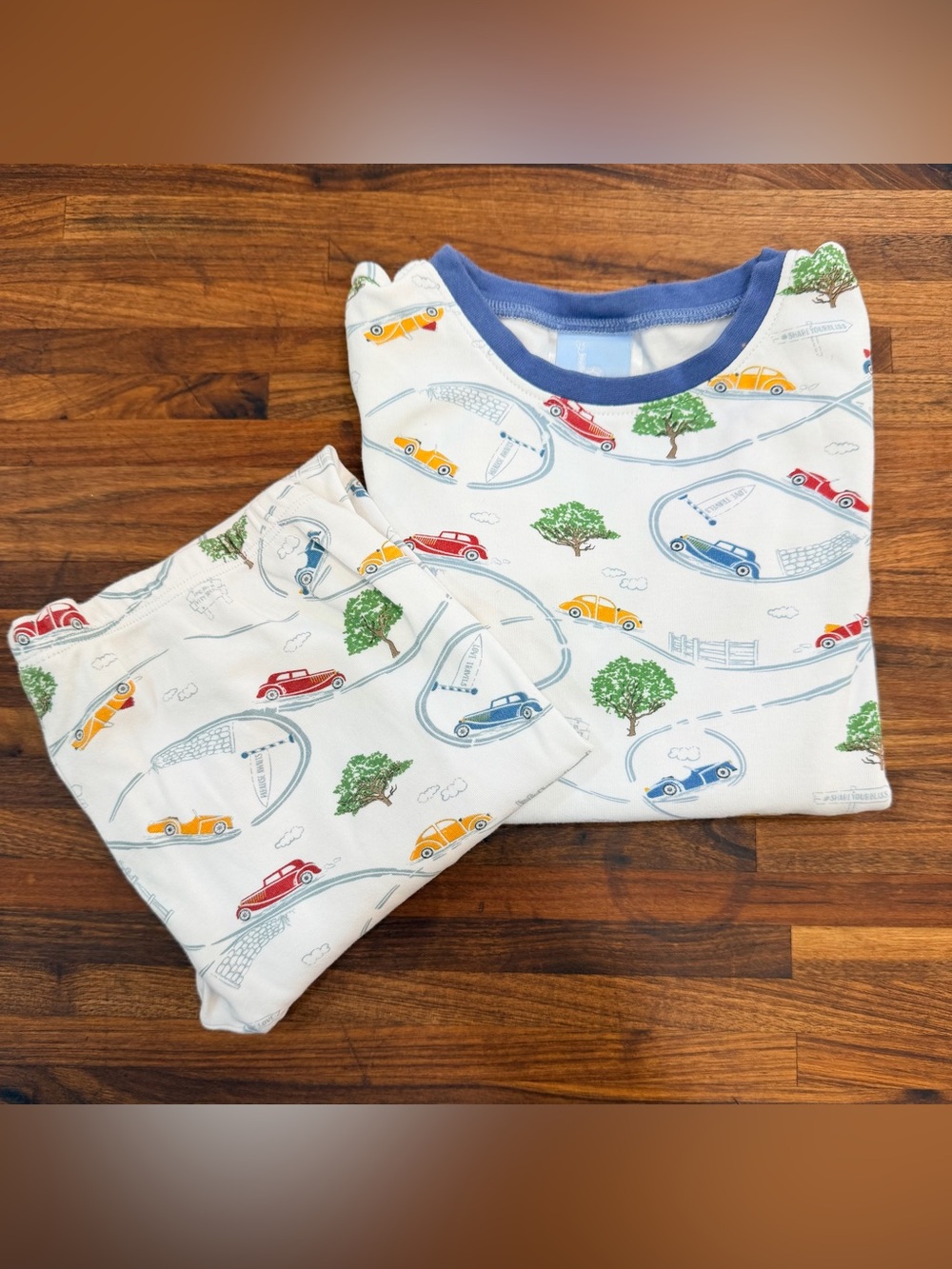 Bella Bliss Vintage Car Pajamas - Size 8